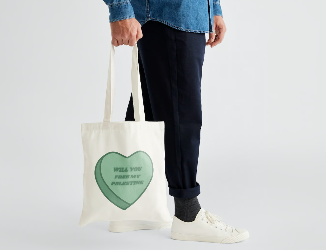 Will You Free My Palestine Green Tote